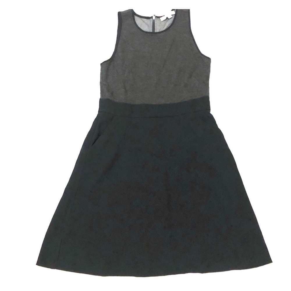 Black and gray dress, LOFT